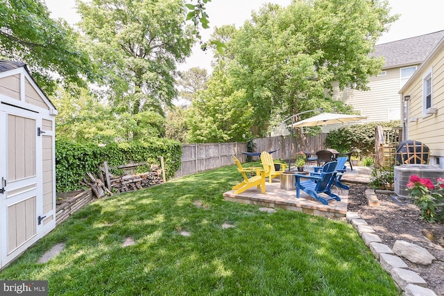 3819 14th St S, Arlington, VA 22204 - view of yard with central AC unit