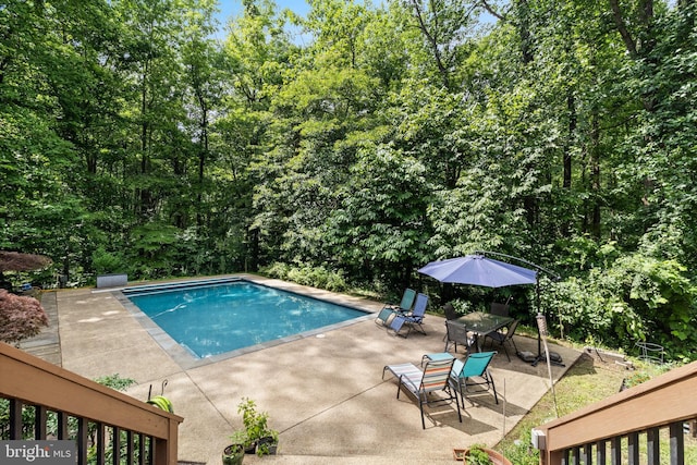 4510 Fish Hawk Ct, Chesapeake Beach, MD 20732 - outdoor pool featuring a patio