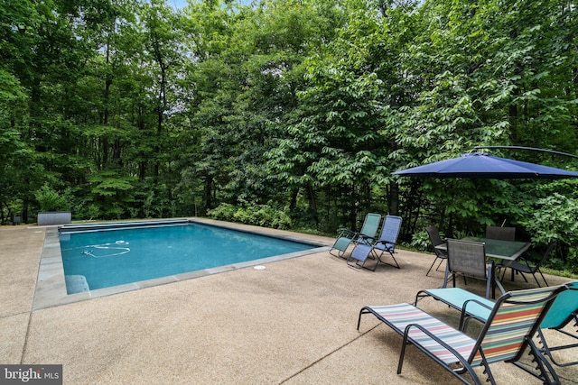 4510 Fish Hawk Ct, Chesapeake Beach, MD 20732 - outdoor pool featuring a patio area