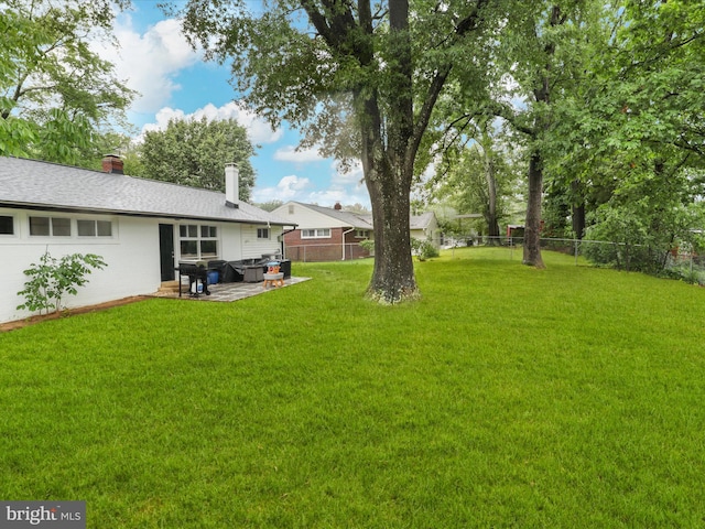 5902 Amelia St, Springfield, VA 22150 - view of yard with a patio area