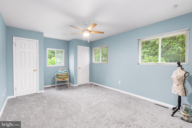 1157 Pine Tree Dr, Annapolis, MD 21409 - unfurnished bedroom featuring carpet flooring and ceiling fan