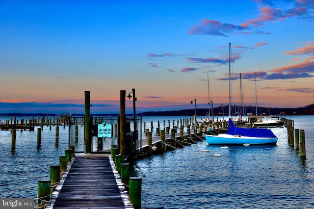 1157 Pine Tree Dr, Annapolis, MD 21409 - dock featuring a water view