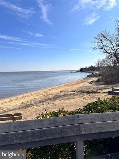 1157 Pine Tree Dr, Annapolis, MD 21409 - water view featuring local beach