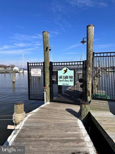 1157 Pine Tree Dr, Annapolis, MD 21409 - dock with a water view