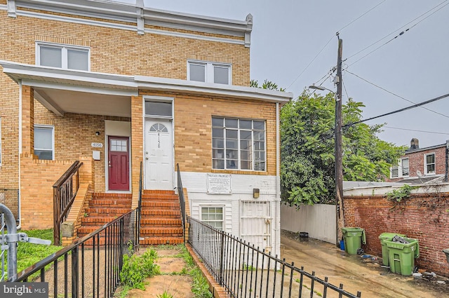4158 Eierman Ave, Baltimore, MD 21206 - view of exterior entry with brick siding