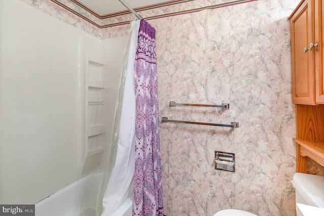 105 Ann St, Duncannon, PA 17020 - bathroom featuring toilet and shower / bath combo