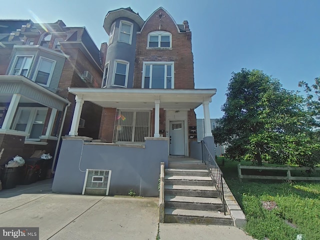 3228 W Diamond St, Philadelphia, PA 19121 - view of front of property with covered porch and stucco siding