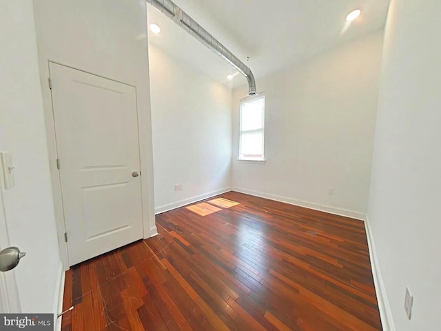 3228 W Diamond St, Philadelphia, PA 19121 - spare room with wood-type flooring and recessed lighting
