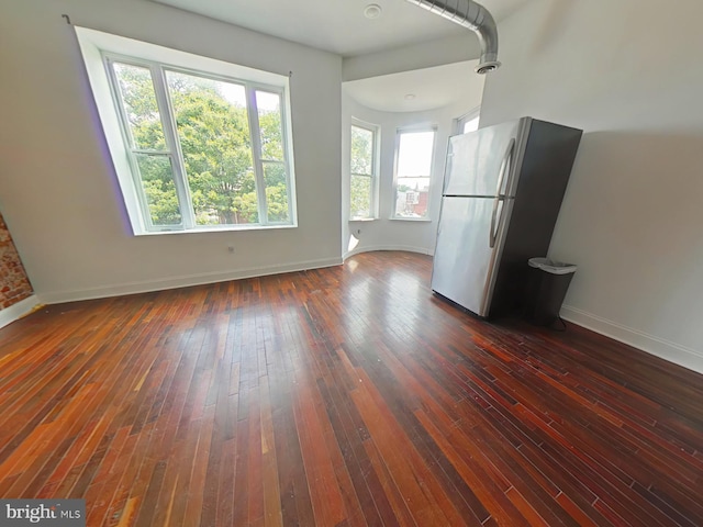3228 W Diamond St, Philadelphia, PA 19121 - unfurnished living room with dark wood finished floors