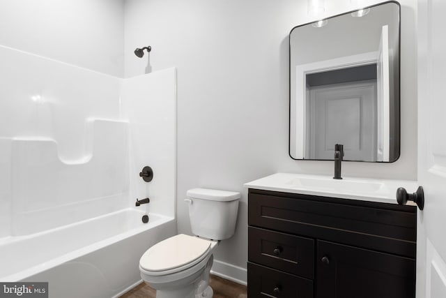 13 Connie Trl, Fairfield, PA 17320 - full bath featuring vanity, toilet,  shower combination, and baseboards