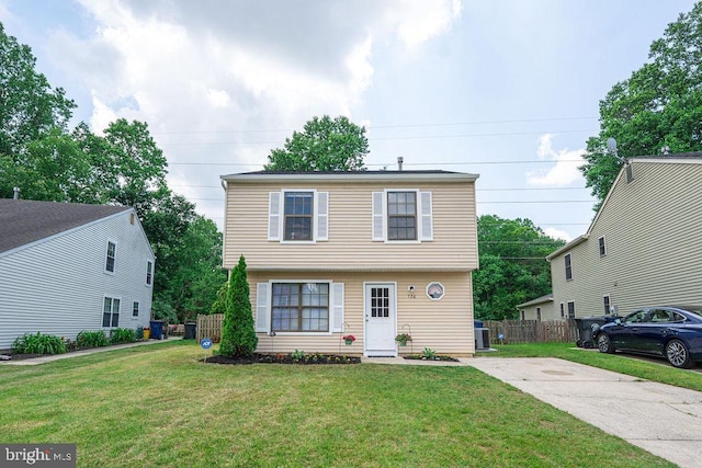 536 Cormorant Dr, Voorhees, NJ 08043 - colonial home featuring central AC and concrete driveway
