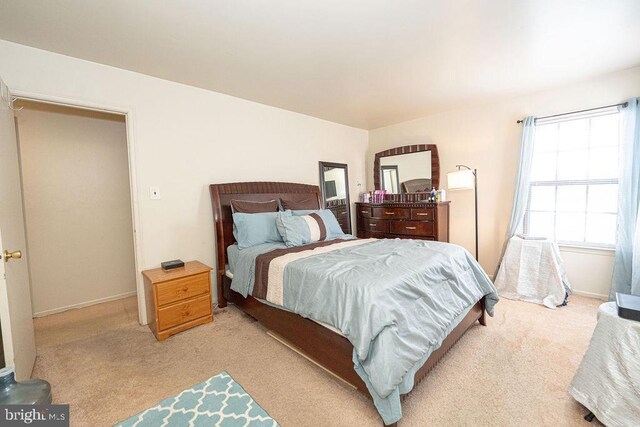 536 Cormorant Dr, Voorhees, NJ 08043 - bedroom with light carpet and baseboards