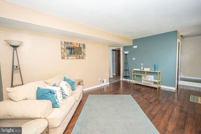536 Cormorant Dr, Voorhees, NJ 08043 - living area with baseboards and wood finished floors