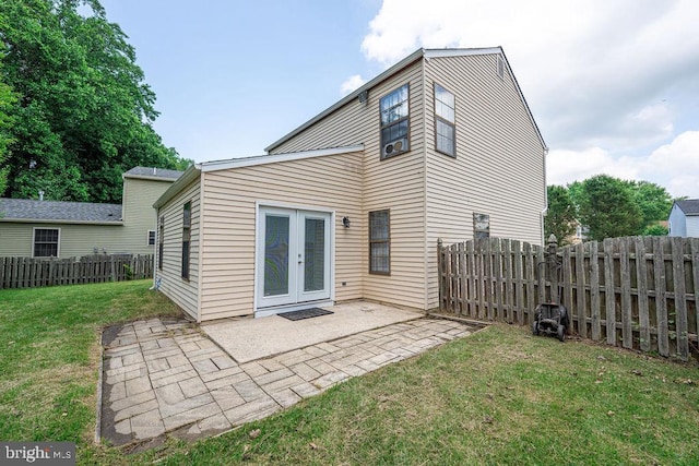 536 Cormorant Dr, Voorhees, NJ 08043 - back of house with french doors and a patio area