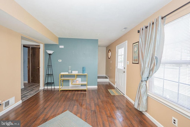 536 Cormorant Dr, Voorhees, NJ 08043 - foyer entrance with wood finished floors and baseboards