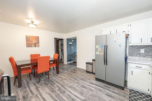 536 Cormorant Dr, Voorhees, NJ 08043 - dining space with light wood finished floors and baseboards