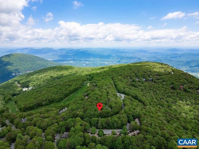 201 Pinnacle Dr, Wintergreen, VA 22967 - bird's eye view of a mountainous background and a forest
