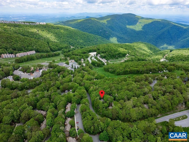 201 Pinnacle Dr, Wintergreen, VA 22967 - aerial view of a forest and mountains