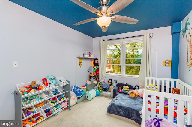 2410 Saint Clair Dr, Temple Hills, MD 20748 - carpeted bedroom with ceiling fan