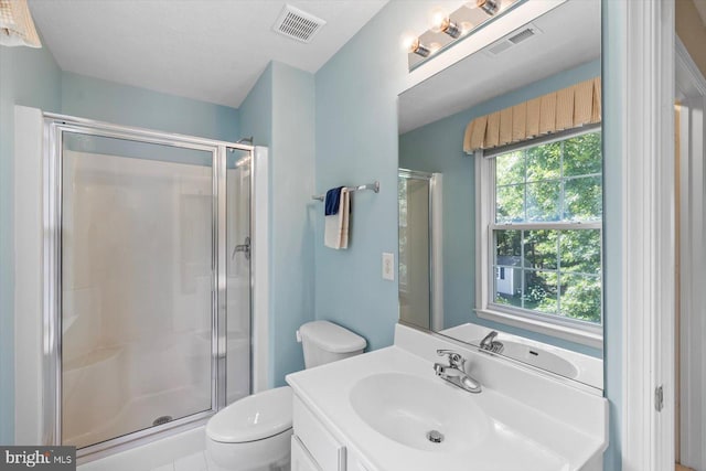 1104 Century Oak Dr, Fredericksburg, VA 22401 - full bathroom with toilet, a shower stall, and vanity