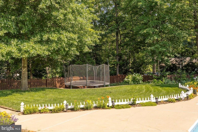 1104 Century Oak Dr, Fredericksburg, VA 22401 - view of yard with a trampoline