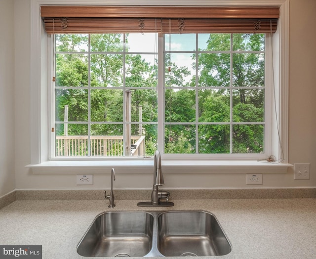 1421 Pickett Ct, Front Royal, VA 22630 - kitchen view of a sink and light countertops