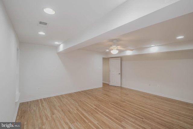1421 Pickett Ct, Front Royal, VA 22630 - empty room featuring light wood-type flooring and recessed lighting