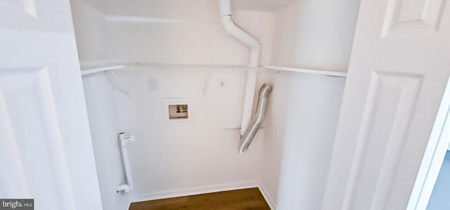 3 New Coach Ln, Willingboro, NJ 08046 - laundry area with hookup for a washing machine and wood finished floors