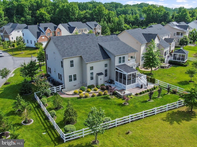 13801 Racetrack Field Ct, Bowie, MD 20720 - aerial perspective of suburban area