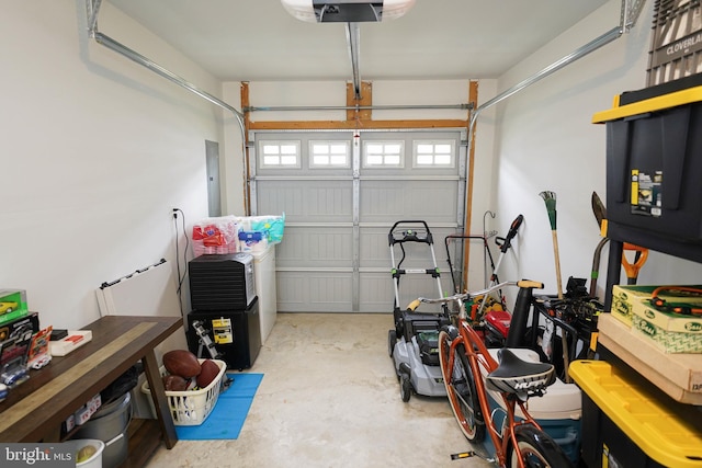 36063 Auburn Way, Millsboro, DE 19966 - garage featuring a garage door opener and electric panel