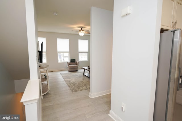 36063 Auburn Way, Millsboro, DE 19966 - hallway featuring baseboards and light wood-style floors