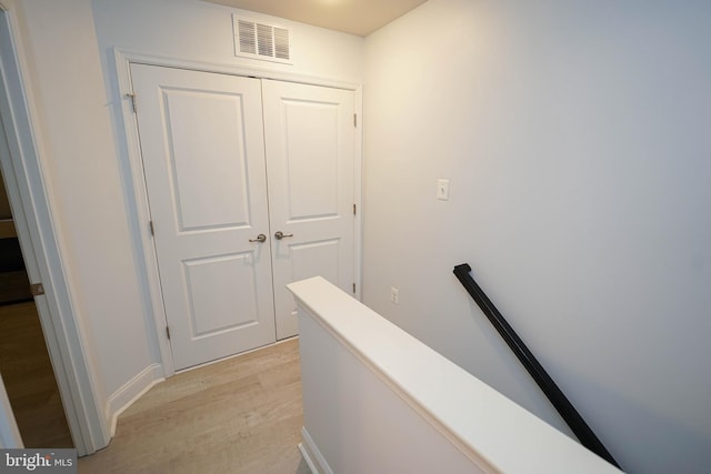 36063 Auburn Way, Millsboro, DE 19966 - hall featuring an upstairs landing and light wood-type flooring