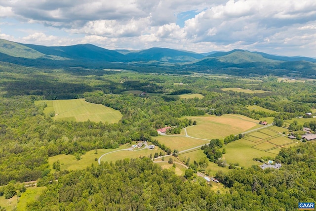 5190 Sugar Ridge Rd, Crozet, VA 22932 - aerial view of sparsely populated area with a mountain backdrop