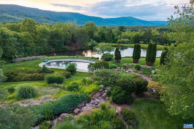 5190 Sugar Ridge Rd, Crozet, VA 22932 - bird's eye view of a water and mountain view and a forest