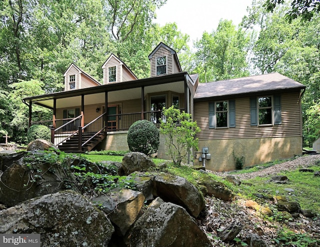 2415 Schaffer Rd, Pottstown, PA 19464 - view of front facade featuring a porch