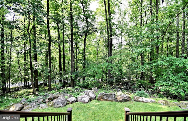 2415 Schaffer Rd, Pottstown, PA 19464 - view of grassy yard with a forest view