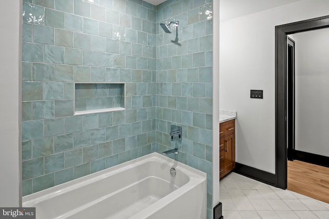 934 Chesterfield Rd, Annapolis, MD 21401 - bathroom with vanity and tile patterned floors