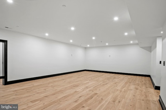 934 Chesterfield Rd, Annapolis, MD 21401 - spare room with light wood finished floors and recessed lighting