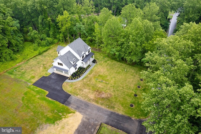 934 Chesterfield Rd, Annapolis, MD 21401 - view from above of property with a heavily wooded area