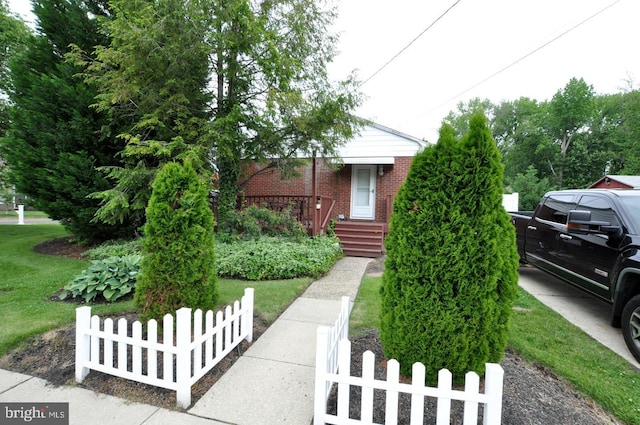 628 Mercer St, Cherry Hill, NJ 08002 - view of front of home with brick siding