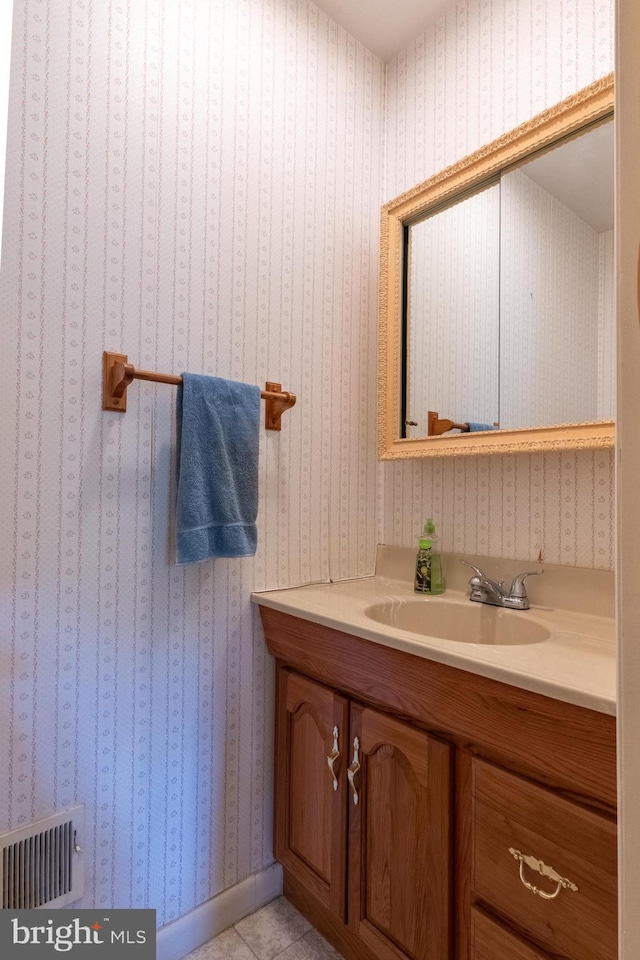 419 S Wyomissing Ave, Reading, PA 19607 - bathroom featuring vanity and tile patterned flooring