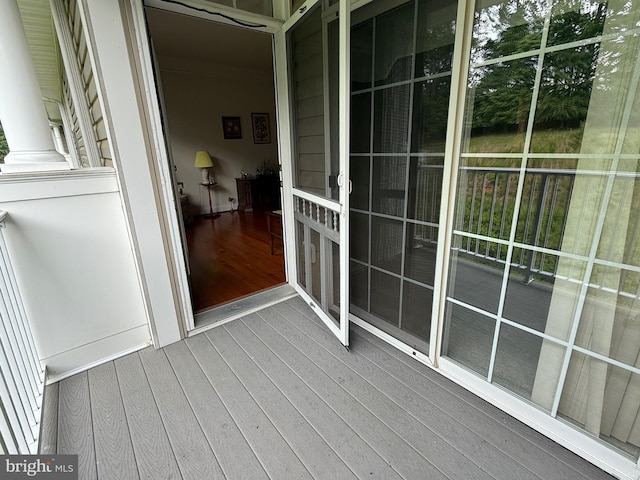 902 Macphail Woods Xing Unit 4F, Bel Air, MD 21015 - view of unfurnished sunroom