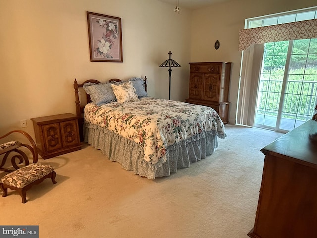 902 Macphail Woods Xing Unit 4F, Bel Air, MD 21015 - bedroom with carpet and access to exterior