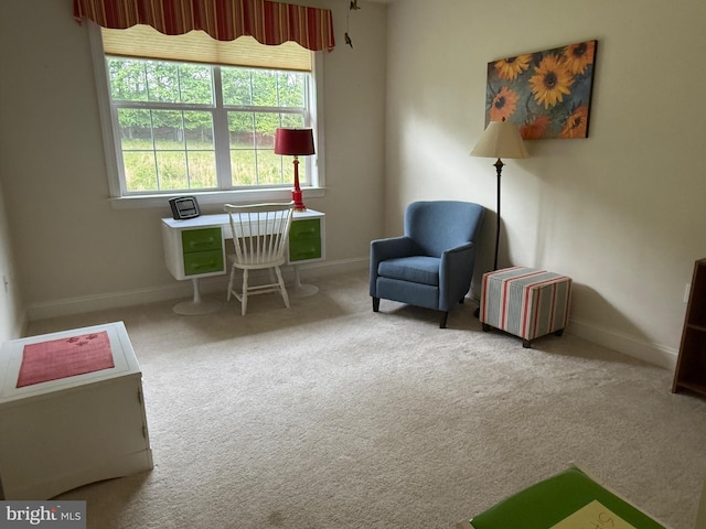 902 Macphail Woods Xing Unit 4F, Bel Air, MD 21015 - living area featuring carpet flooring and baseboards