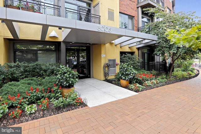 8005 13th St Unit 411, Silver Spring, MD 20910 - view of exterior entry featuring stucco siding