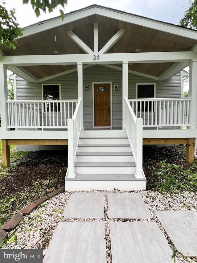 34 Hornets Nest Ln, Fredericksburg, VA 22405 - property entrance featuring covered porch
