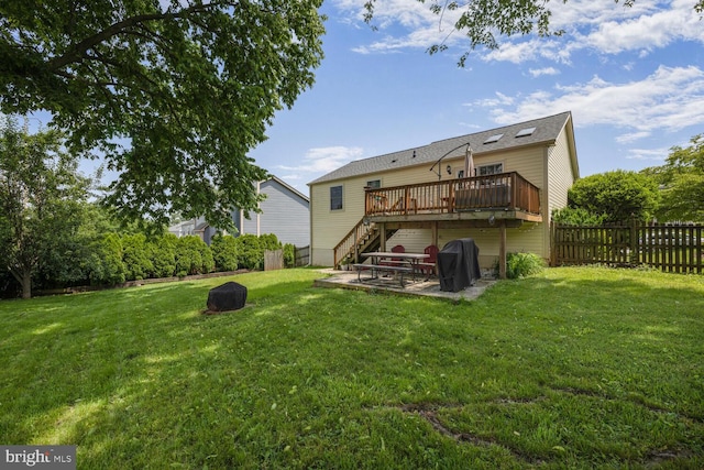 6402 Devonshire Ln, Frederick, MD 21703 - rear view of property with a deck, stairway, and a patio area
