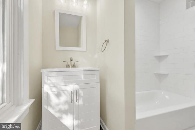 443 N 2nd St, Wormleysburg, PA 17043 - full bathroom with vanity and shower / washtub combination