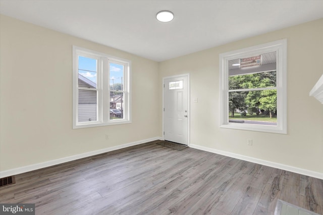 443 N 2nd St, Wormleysburg, PA 17043 - foyer featuring wood finished floors and plenty of natural light