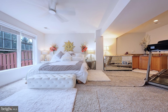 17455 Kagera Dr, Dumfries, VA 22025 - bedroom with carpet flooring and a ceiling fan